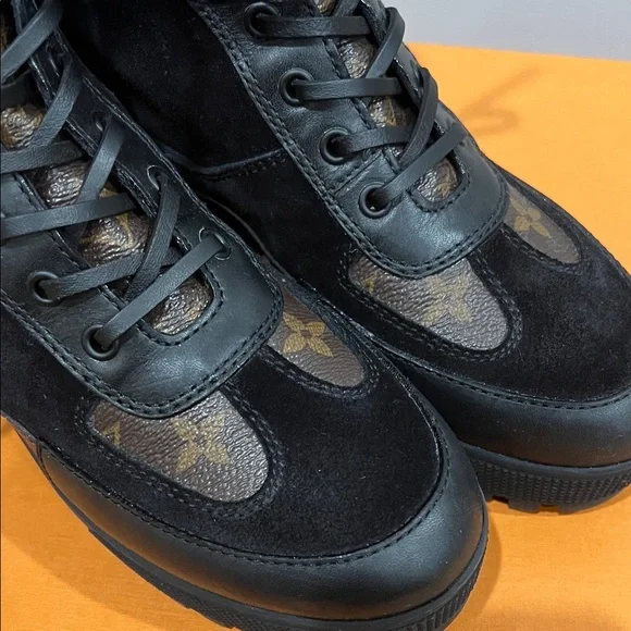 Louis Vuitton Lauréate leather lace up boots - Picture 4 of 6